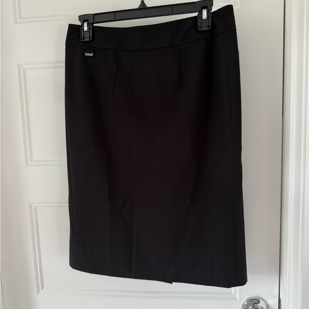 Calvin Klein Classic Black Pencil Skirt